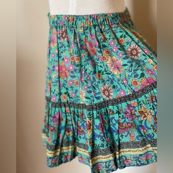 Spell | Little Gypsies Turquoise Folk Town Skirt | 5Y - Picture 4 of 15